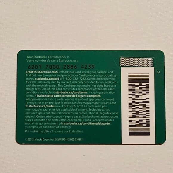 STARBUCKS NURSE THEME Gift Card Healthcare Provider Appreciation 2021 - Picture 2 of 2